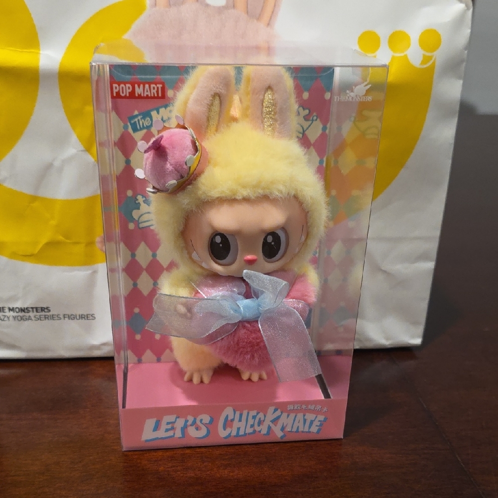 Pop Mart The Monsters Yellow and Pink Bunny Figure